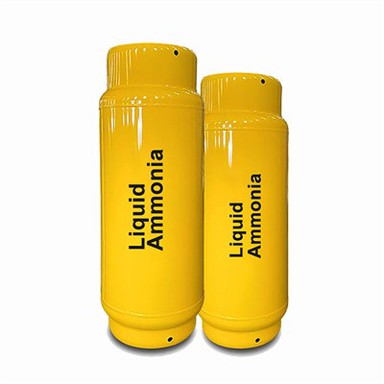 Nestemäisen ammoniakin sylinteri